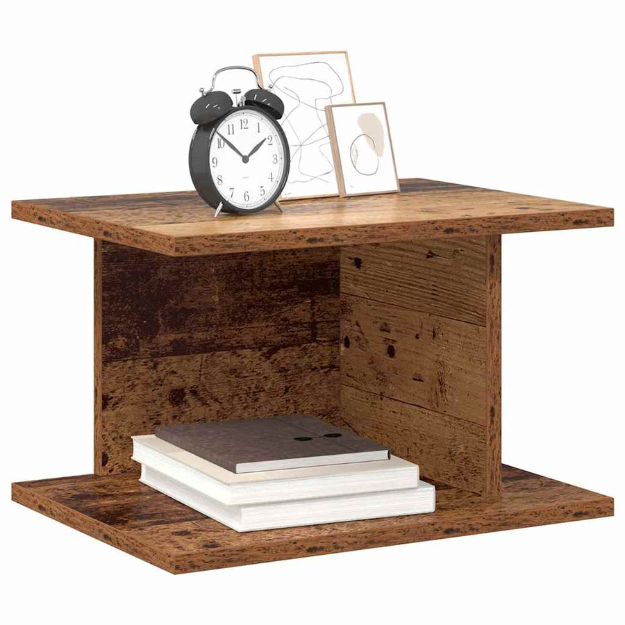 Nachtkastje 2 pcs Oudhout 40 x 30 x 25 cm Bewerkt hout