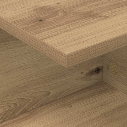 Nachtkastje Artisan Eiken 40 x 30 x 25 cm Bewerkt hout