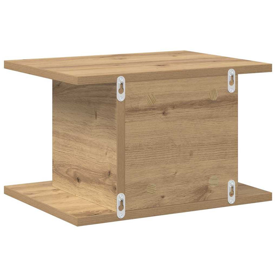 Nachtkastje 2 pcs Artisan Eiken 40 x 30 x 25 cm Bewerkt hout