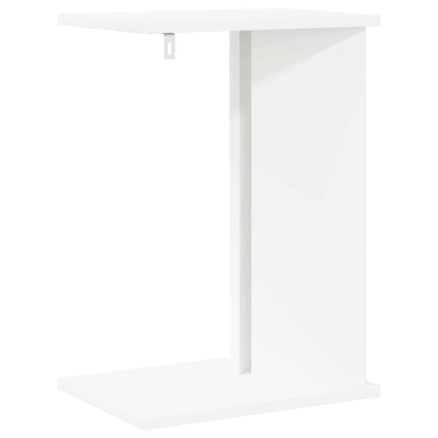 Bijzettafel Wit 35 x 25 x 50 cm Bewerkt hout