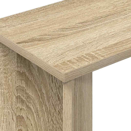 Bijzettafel Sonoma Eiken 35 x 25 x 50 cm Bewerkt hout