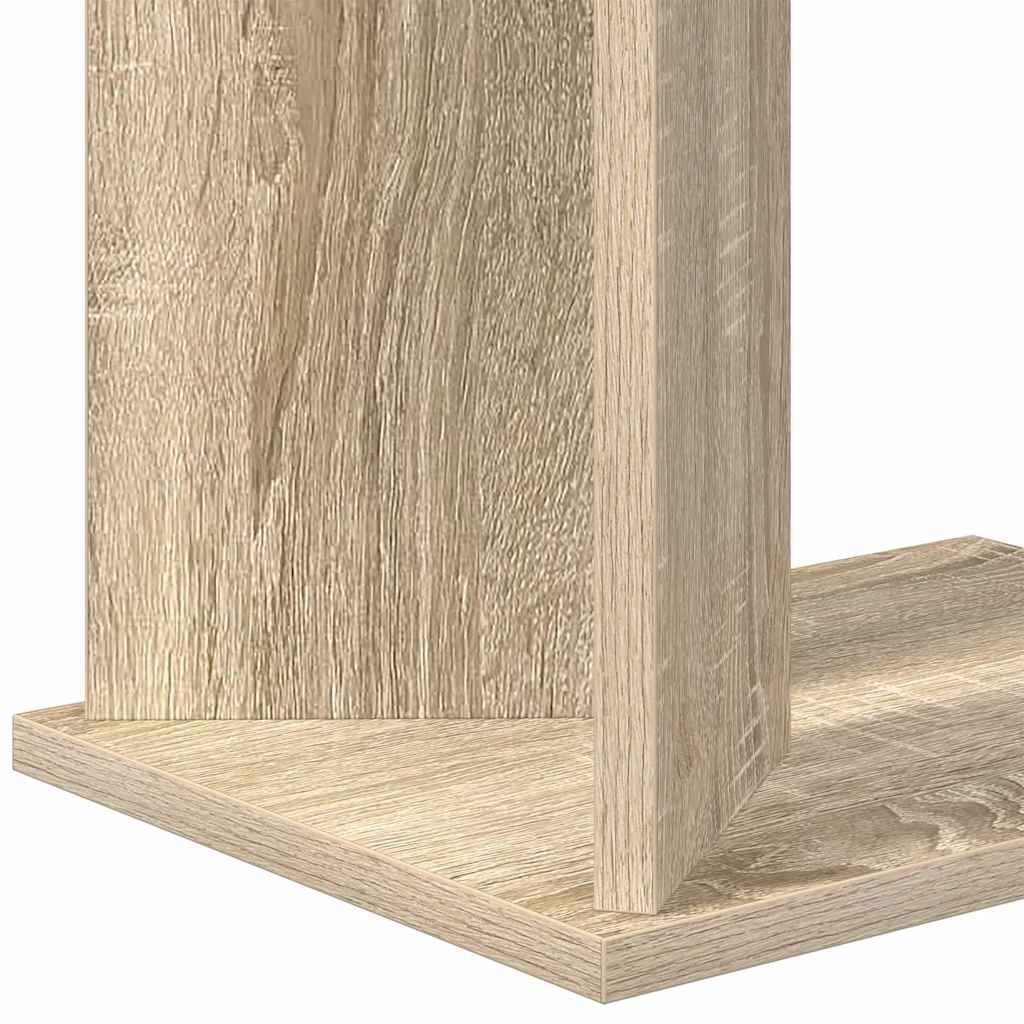 Bijzettafel Sonoma Eiken 35 x 25 x 50 cm Bewerkt hout