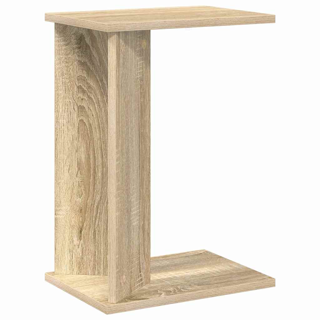 Bijzettafel Sonoma Eiken 35 x 25 x 50 cm Bewerkt hout