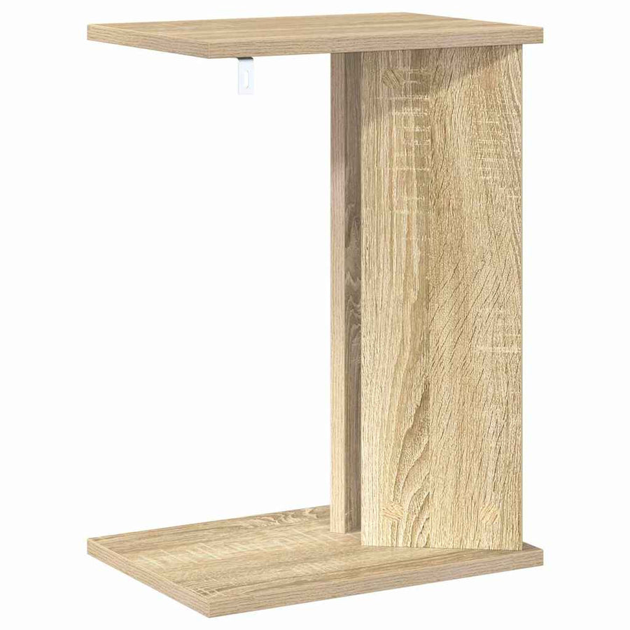 Bijzettafel Sonoma Eiken 35 x 25 x 50 cm Bewerkt hout