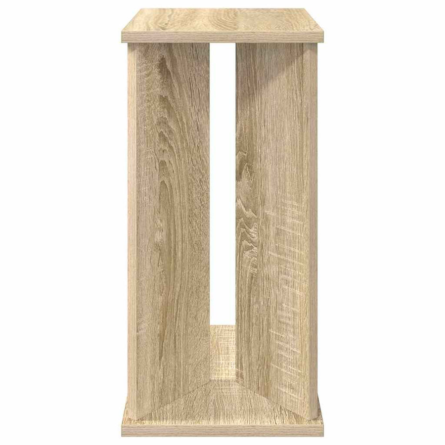Bijzettafel Sonoma Eiken 35 x 25 x 50 cm Bewerkt hout