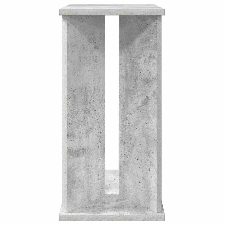 Bijzettafel Beton Grijs 35 x 25 x 50 cm Bewerkt hout
