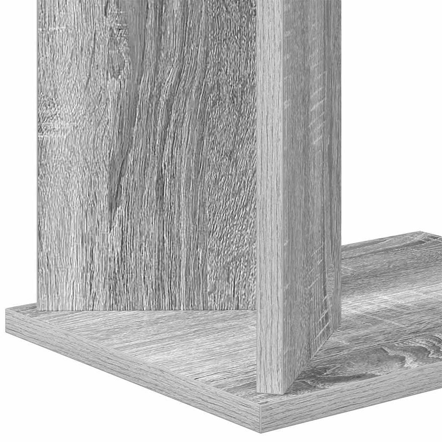 Bijzettafel Grijs Sonoma 35 x 25 x 50 cm Bewerkt hout
