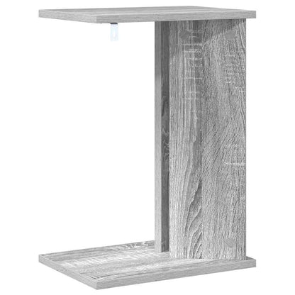 Bijzettafel Grijs Sonoma 35 x 25 x 50 cm Bewerkt hout