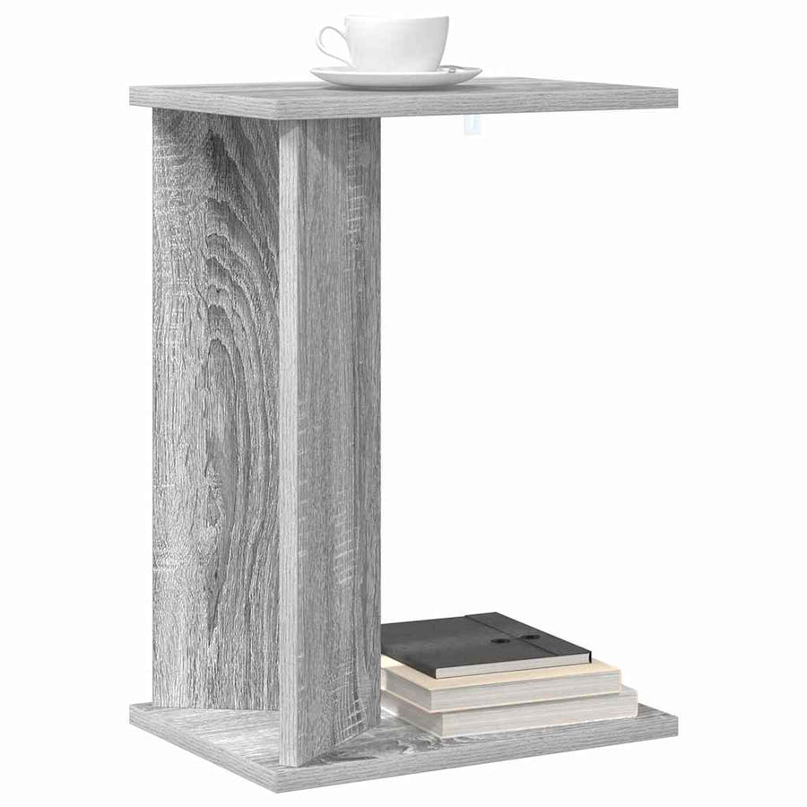 Bijzettafel Grijs Sonoma 35 x 25 x 50 cm Bewerkt hout