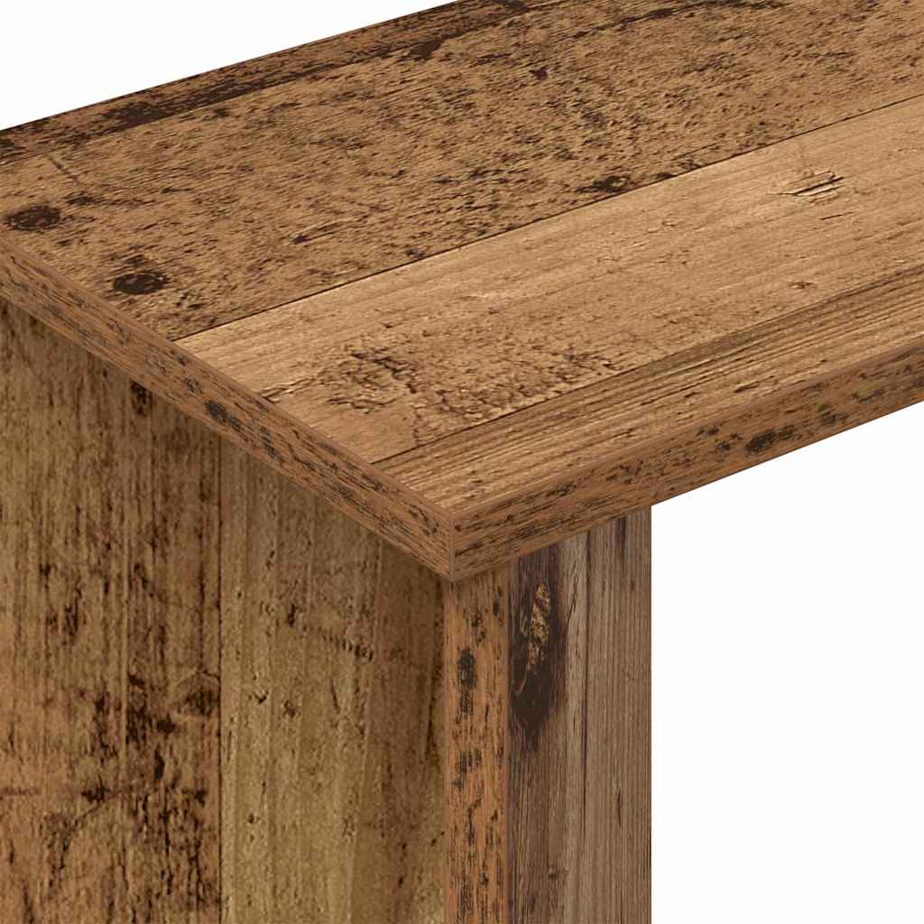 Bijzettafel Oudhout 35 x 25 x 50 cm Bewerkt hout