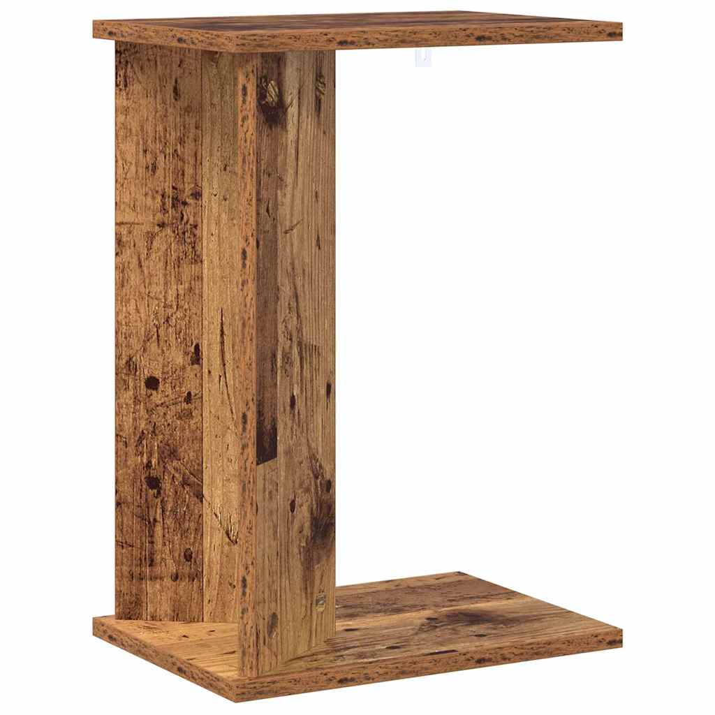 Bijzettafel Oudhout 35 x 25 x 50 cm Bewerkt hout