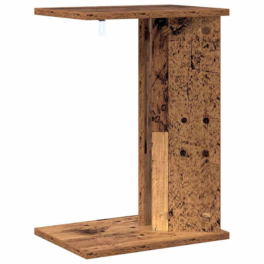 Bijzettafel Oudhout 35 x 25 x 50 cm Bewerkt hout