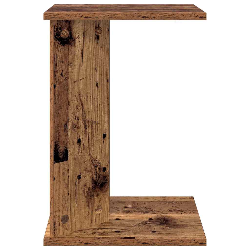 Bijzettafel Oudhout 35 x 25 x 50 cm Bewerkt hout