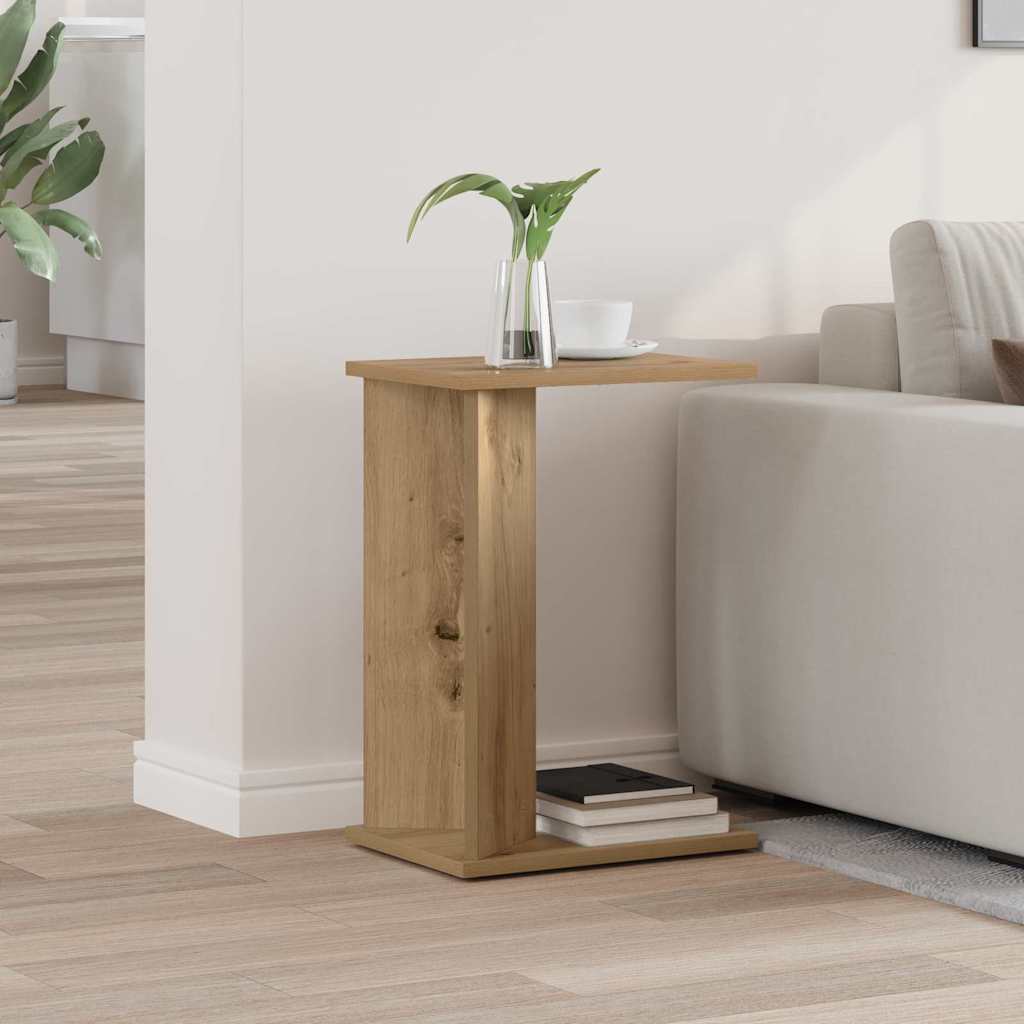 Bijzettafel Artisan Eiken 35 x 25 x 50 cm Bewerkt hout