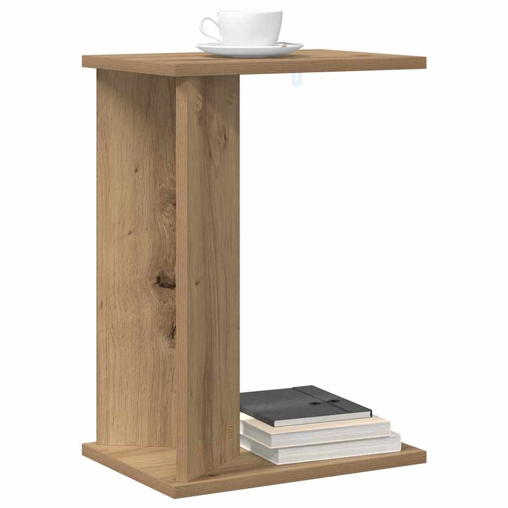 Bijzettafel Artisan Eiken 35 x 25 x 50 cm Bewerkt hout