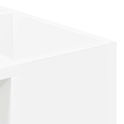 Salontafel Wit 101,5 x 50 x 37 cm Bewerkt hout