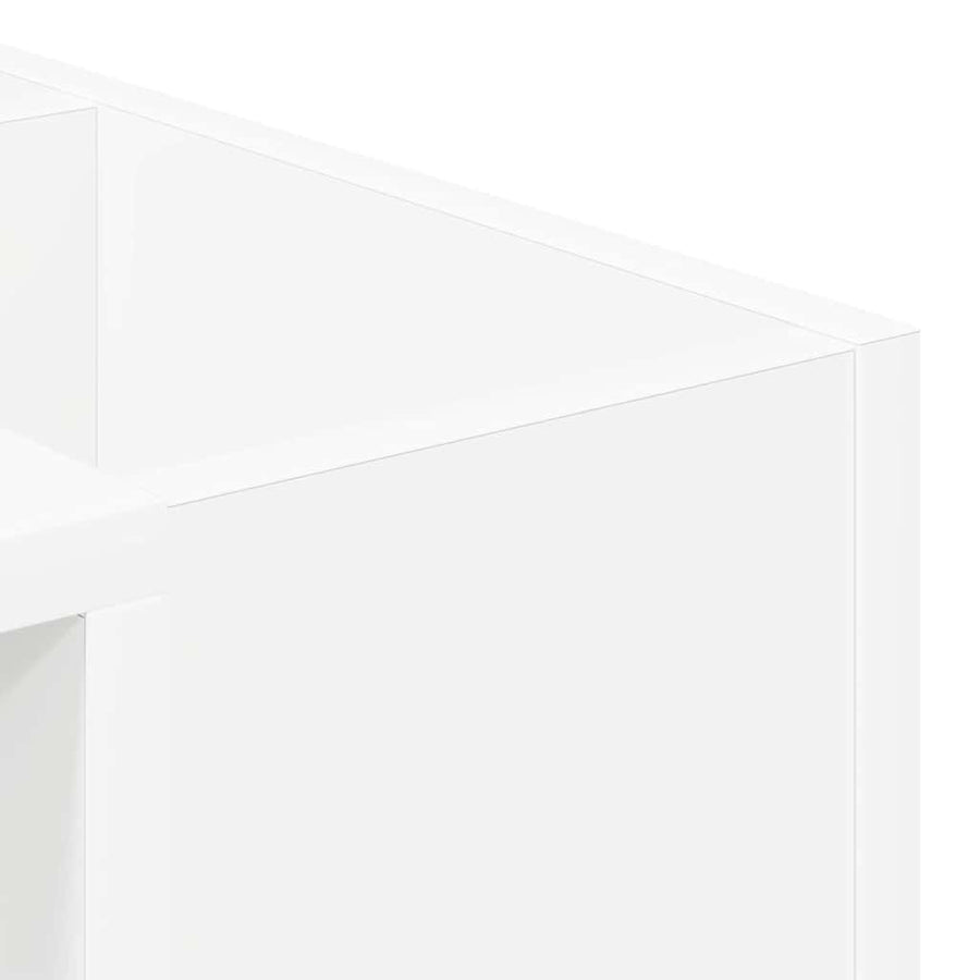 Salontafel Wit 101,5 x 50 x 37 cm Bewerkt hout