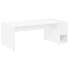 Salontafel Wit 101,5 x 50 x 37 cm Bewerkt hout