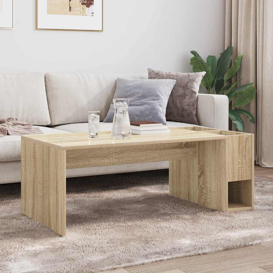Salontafel Sonoma Eiken 101,5 x 50 x 37 cm Bewerkt hout