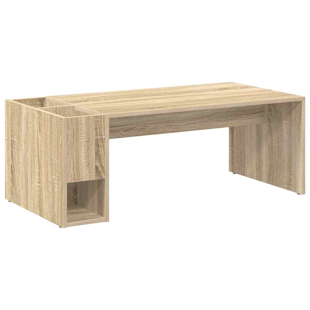 Salontafel Sonoma Eiken 101,5 x 50 x 37 cm Bewerkt hout