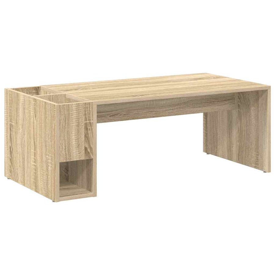 Salontafel Sonoma Eiken 101,5 x 50 x 37 cm Bewerkt hout