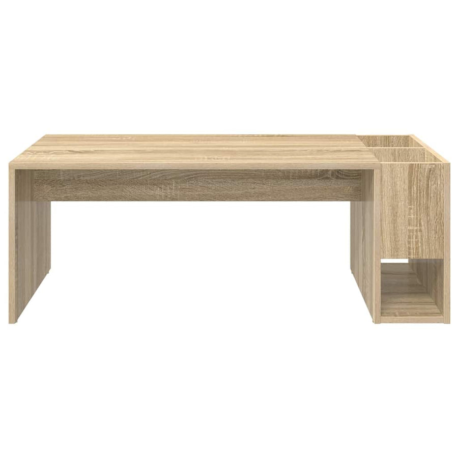 Salontafel Sonoma Eiken 101,5 x 50 x 37 cm Bewerkt hout