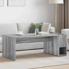 Coffee Table Grey Sonoma 101.5 x 50 x 37 cm Engineered Wood