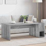 Salontafel grijs sonoma 101,5x50x37 cm bewerkt hout