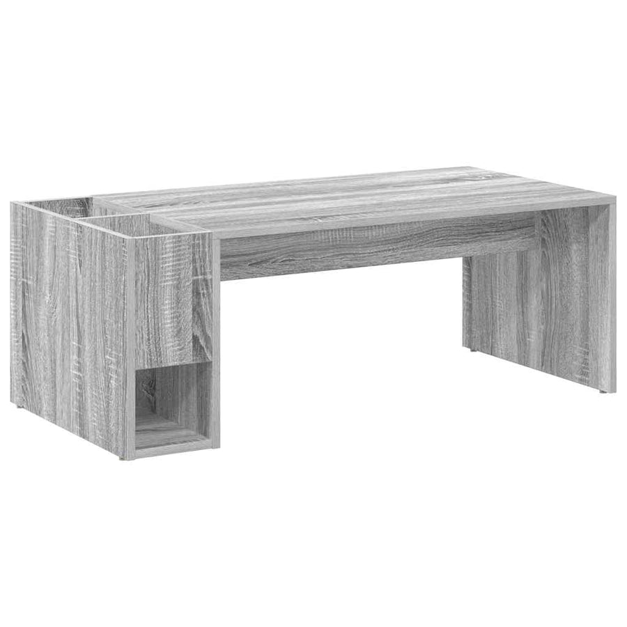 Salontafel Grijs Sonoma 101,5 x 50 x 37 cm Bewerkt hout