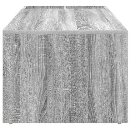 Salontafel Grijs Sonoma 101,5 x 50 x 37 cm Bewerkt hout
