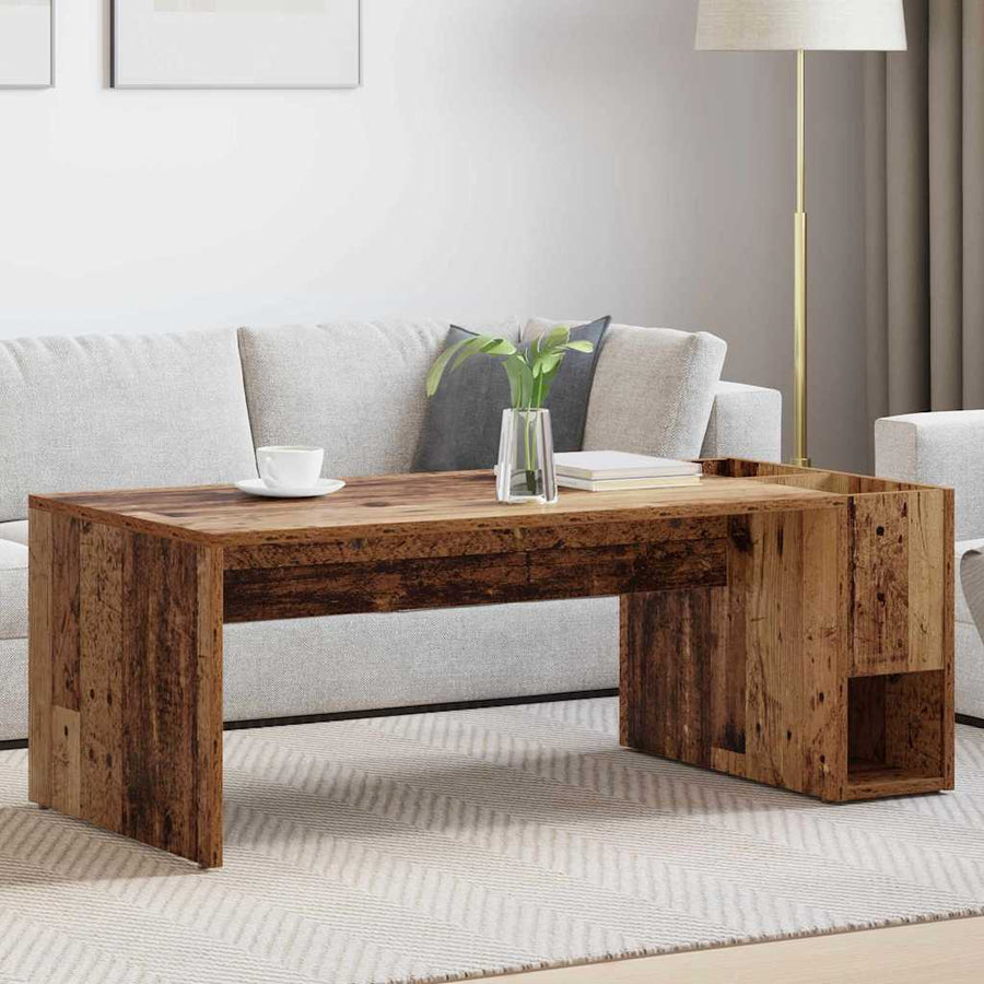 Salontafel Oudhout 101,5 x 50 x 37 cm Bewerkt hout
