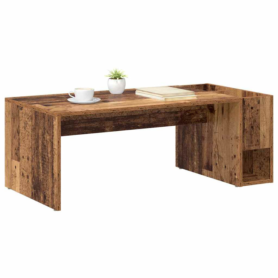 Salontafel Oudhout 101,5 x 50 x 37 cm Bewerkt hout