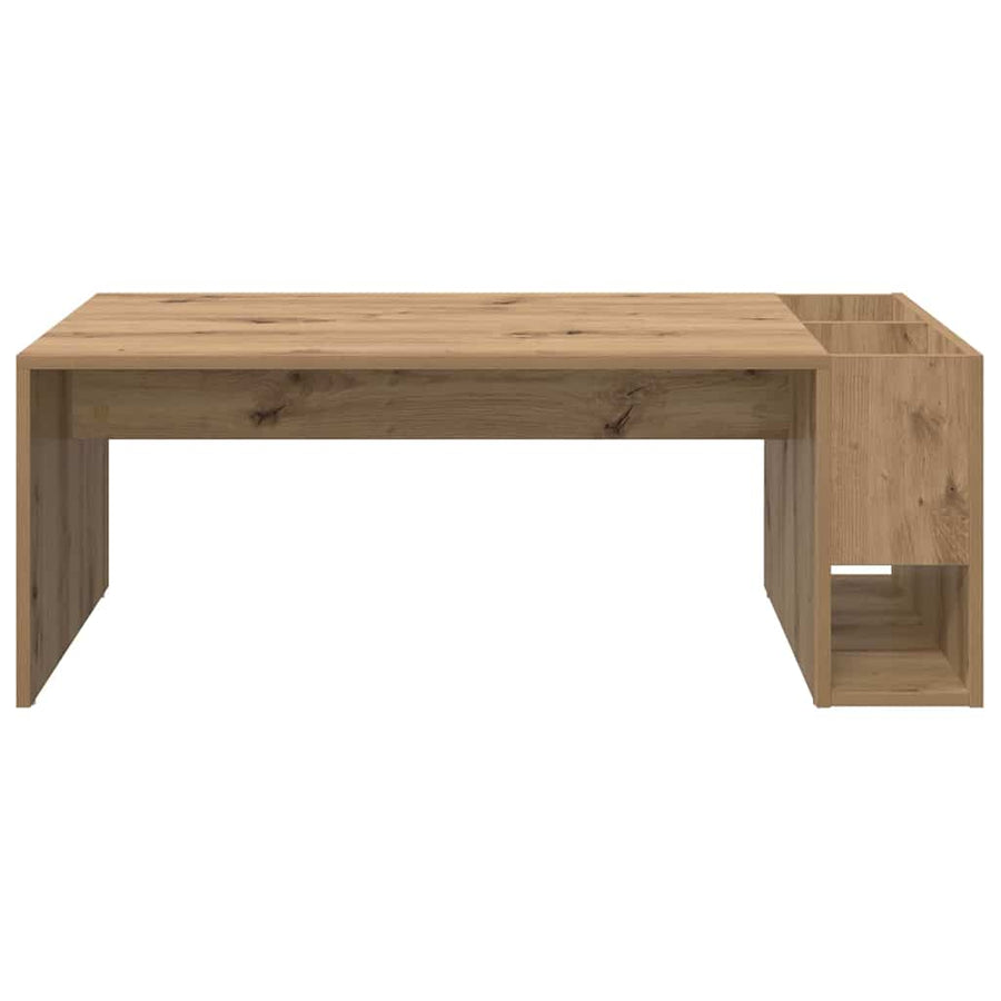 Salontafel Artisan Eiken 101,5 x 50 x 37 cm Bewerkt hout