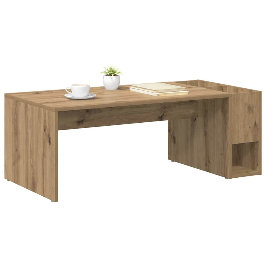 Salontafel Artisan Eiken 101,5 x 50 x 37 cm Bewerkt hout