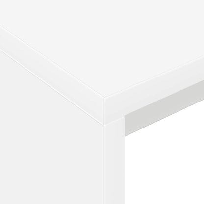 Bureau Wit 109 x 50 x 78 cm Bewerkt hout