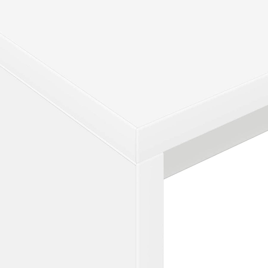 Bureau Wit 109 x 50 x 78 cm Bewerkt hout