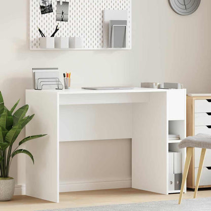 Bureau Wit 109 x 50 x 78 cm Bewerkt hout