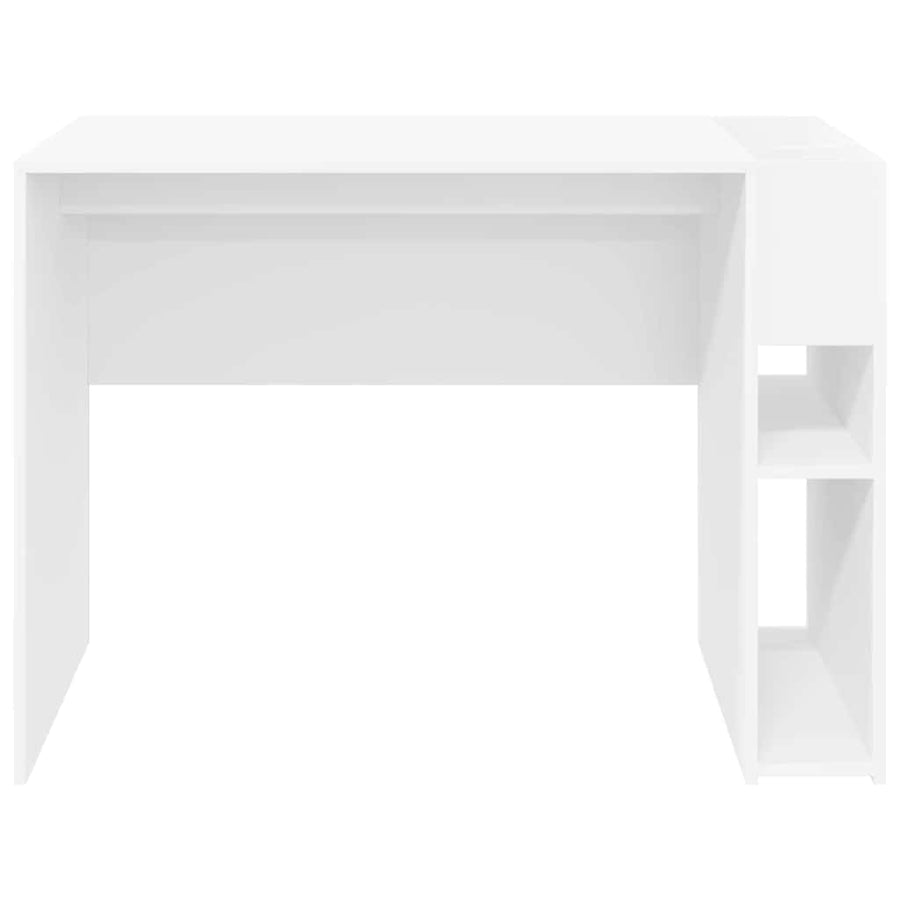 Bureau Wit 109 x 50 x 78 cm Bewerkt hout