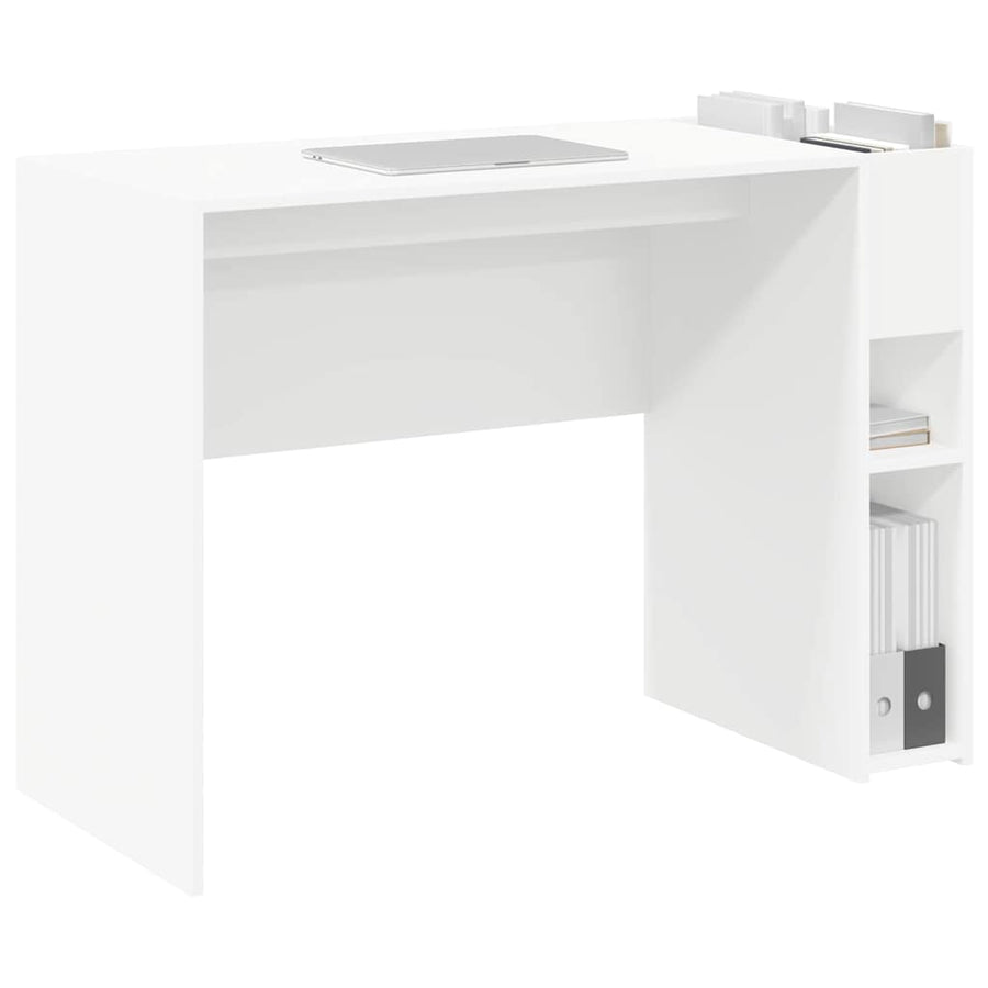 Bureau Wit 109 x 50 x 78 cm Bewerkt hout