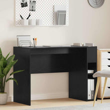 Bureau Zwart Eiken 109 x 50 x 78 cm Bewerkt hout