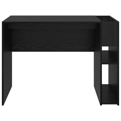 Bureau Zwart Eiken 109 x 50 x 78 cm Bewerkt hout