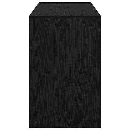 Bureau Zwart Eiken 109 x 50 x 78 cm Bewerkt hout