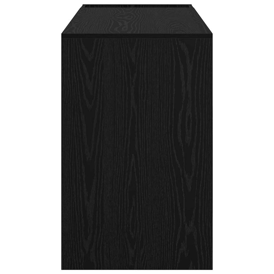 Bureau Zwart Eiken 109 x 50 x 78 cm Bewerkt hout