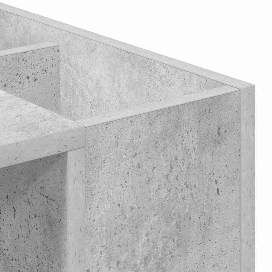 Bureau Beton Grijs 109 x 50 x 78 cm Bewerkt hout