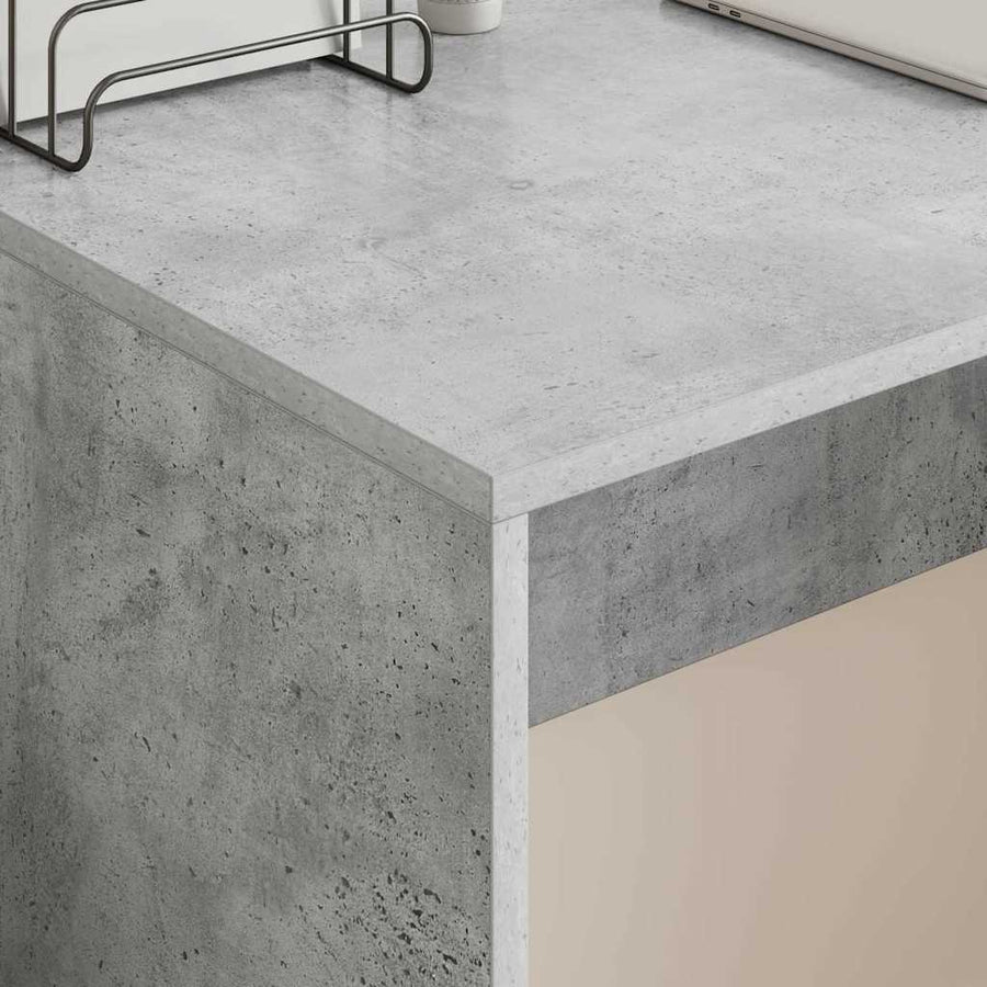 Bureau Beton Grijs 109 x 50 x 78 cm Bewerkt hout