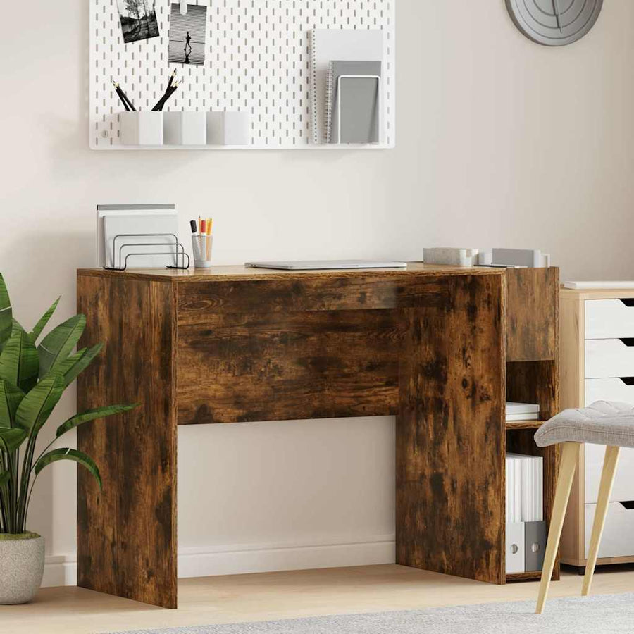 Bureau Gerookt eiken 109 x 50 x 78 cm Bewerkt hout