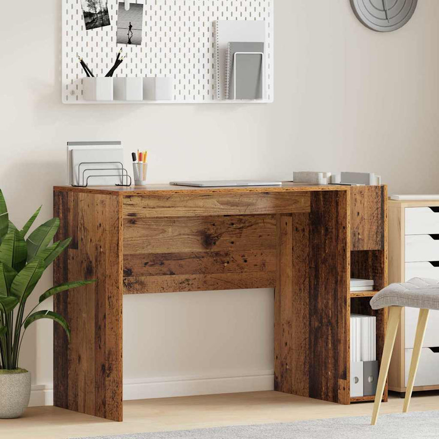 Bureau Oudhout 109 x 50 x 78 cm Bewerkt hout