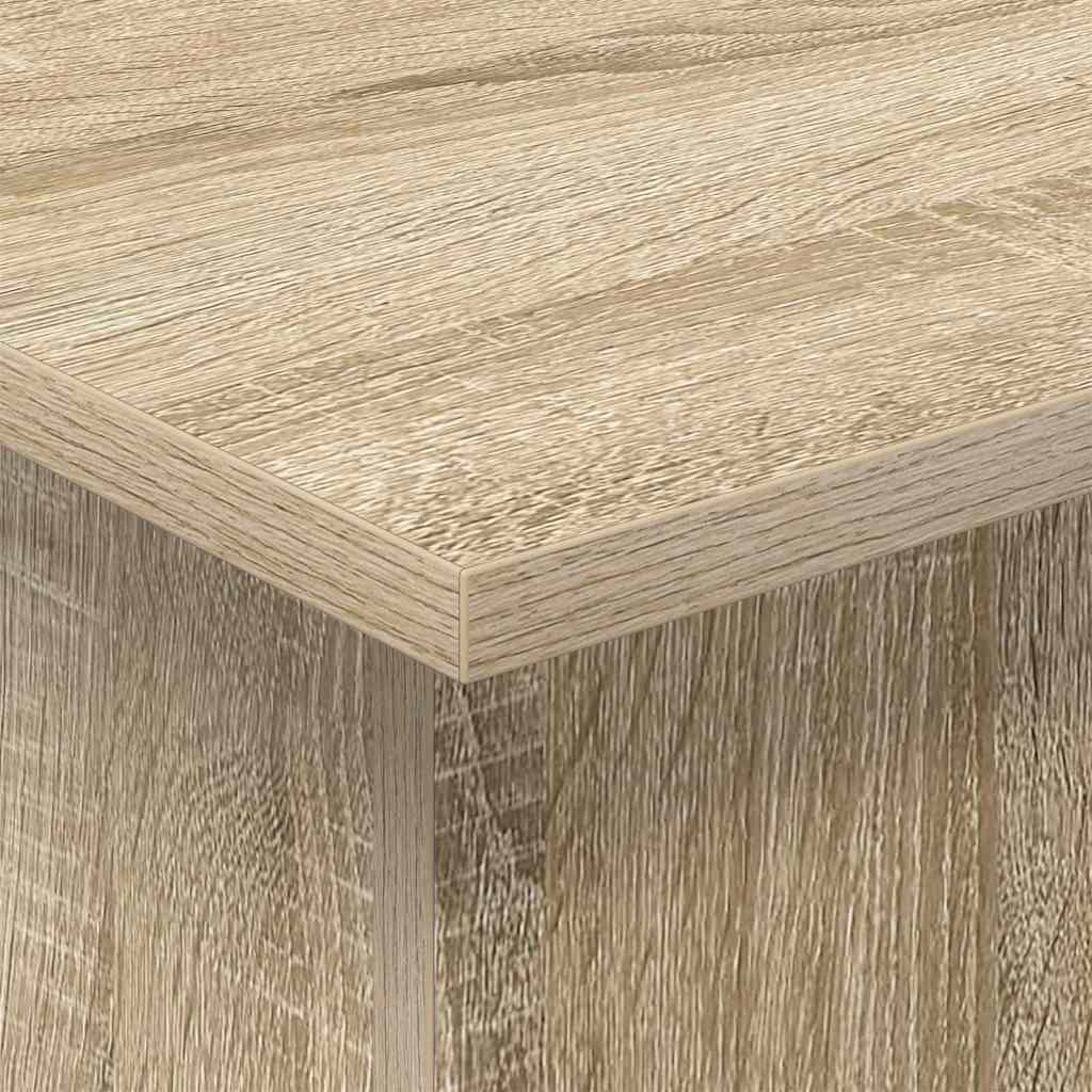 Bijzettafel Sonoma Eiken 35,5 x 35 x 40 cm Bewerkt hout