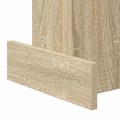 Bijzettafel Sonoma Eiken 35,5 x 35 x 40 cm Bewerkt hout