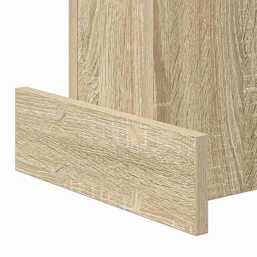 Bijzettafel Sonoma Eiken 35,5 x 35 x 40 cm Bewerkt hout